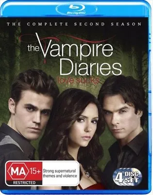 The Vampire Diaries Season 2 Blu-ray New & Sealed 070911 Free Post. • $22.90