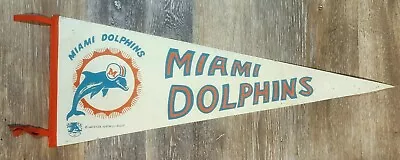 Vintage 1960's Miami Dolphins 30  Pennant AFL Logo • $140