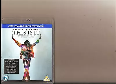 Michael Jackson This Is It 3d Blu Ray Promo • £47.49