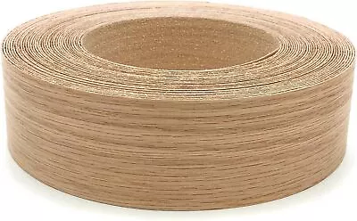 Red Oak 1-1/2  X 50' Roll Preglued Wood Veneer EdgeBanding Iron On With Hot Melt • $30