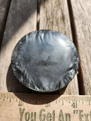 Vintage Round Gray Swirl Vanity Makeup Mirror Powder Compact • $9