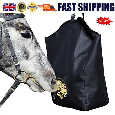 Large Slow Feed Hay Bag Feeding Hole Net For Horse Trickle Feed Pony Horses Uk • £11.29