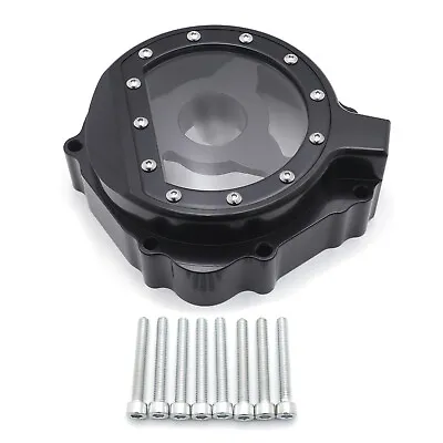 CNC Black Clear Engine Stator Cover For Suzuki 01-03 GSXR 600 750/01-02 GSXR1000 • $75.59