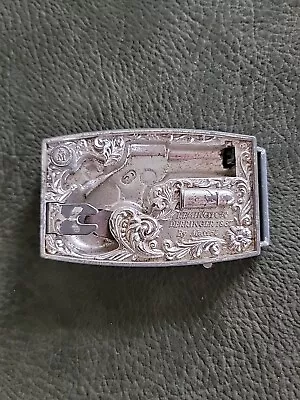 Vintage 1959 Mattel Remington 1867 Derringer Pistol Cap Gun Belt Buckle - NO GUN • $20