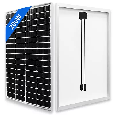 High Efficiency Conversion 200W Solar Panel For Outdoor Camping RVs And Boats • £68.94