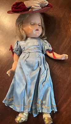 Vintage 1940s Alexander Princess Elizabeth 15” Doll • $60