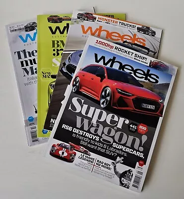 Wheels Car Magazines Australia August September October & November 2020 Bundle • $29.95