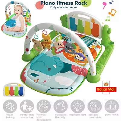 3 In1 Fitness Music Baby Play Mat Lay And Kids Gym Play-mat Fun Piano Boy&Girl  • £19.94