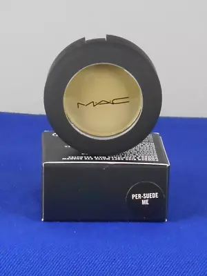 MAC Powder Kiss Soft Matte Eye Shadow PER-SUEDE ME Pale Acid Green Boxed • $16.99