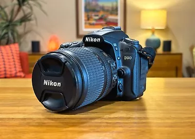 📸 Mint Nikon D90 DSLR + 18-105mm VR Lens 🌟 Very Low Shutter Count Of 8676! 📸 • $167.50