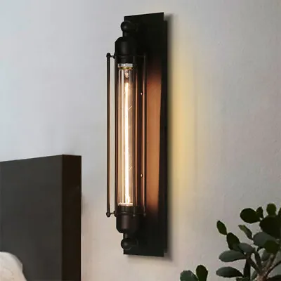 Vintage Retro Wall Sconce Lamp Steampunk Edison Rustic Wall Light With Wire Cage • $39.99