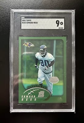 2002 Topps Ed Reed RC #353 SGC 9 • $45