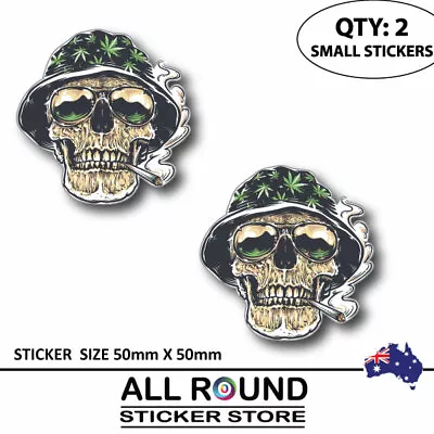 Rasta Skull Printed Vinyl Sticker For Bike Helmet Laptop Phone Skateboard G • $3.91