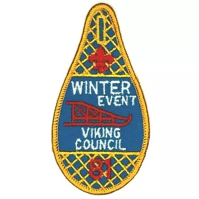 1981 Viking Council Winter Event Patch • $30