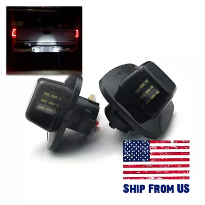 2Pcs For Chevy Blazer GMC LED License Plate Lights Tag Lamp Assembly Replacement • $17.46