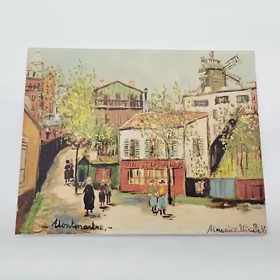 Vintage Montmartre Maurice Utrillo Litho In USA 11x14 Unframed Winde Fine Prints • $24.95