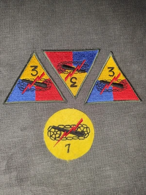 £4.99 • Buy Reproduction WW2 US Armoured Patches Lot