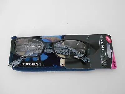 Magnivision By Foster Grant Reading Glasses Womens Fashion New Posh Blue • $9.89