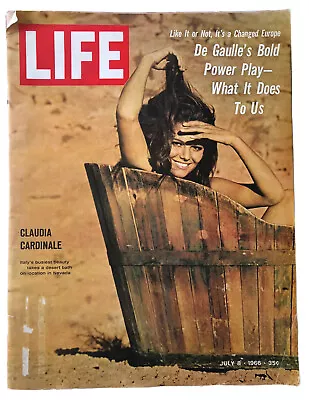 Vintage LIFE MAGAZINE July 8 1966 Claudia Cardinale • $0.99