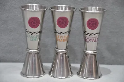 Set Of 3 Tanqueray Gin Spirit Measure Double Jigger 25ml & 50ml Brand New Gift • £9.39