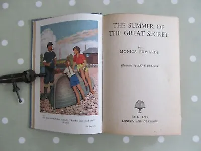 £10 • Buy The Summer Of The Great Secret By Monica Edwards Collins Seagull Library Hb