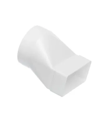 £5 • Buy 100mm Ducting Round To Rectangular Adaptor 110x55mm Flat Duct Channel Connector