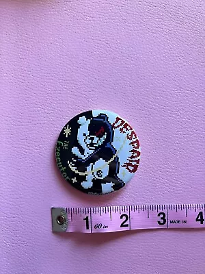 Listen Flavor Danganronpa Monokuma Limited Edition Despair Pixel Button • $11