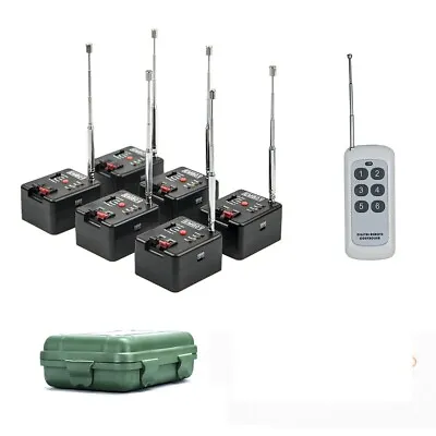 6 Cue Remote Wireless Fireworks Firing System Igniter Stage Equipment EMB01-06R • $76
