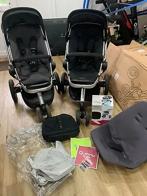 2 X Quinny Buzz Pushchairs & Carrycot • £75