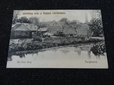 £1.50 • Buy The River Pang Pangbourne Postcard Xmas Greetings - 66675
