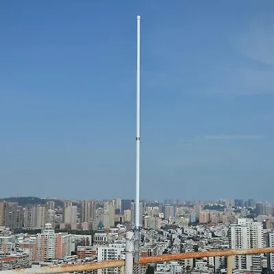 TWAYRDIO 144/430 MHz DUAL BAND HEAVY DUTY FIBERGLASS VERTICAL BASE ANTENNA • $69.99