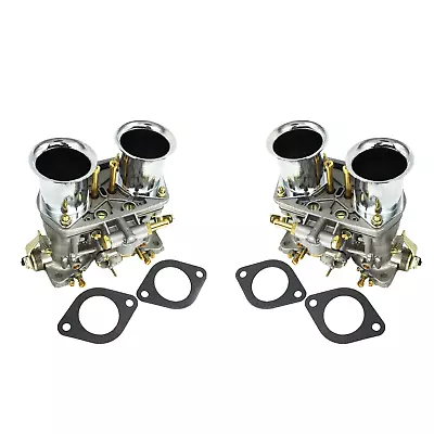 2PCs Carburetor For VW Beetle 44 IDF Weber 2 BARREL Jaguar Porsche 18990.035V • $149.99