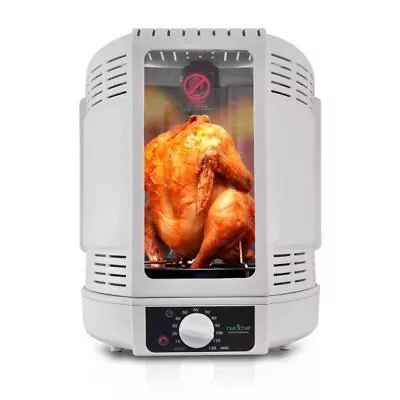 NutriChef PKRT15 Vertical Countertop Rotisserie Electric 700W Oven - White • $98.69