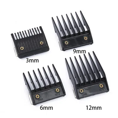 4Pcs Metal Backed Clipper Attachment Combs Set For Wahl Cutting Guide CombZ1 • $9.24