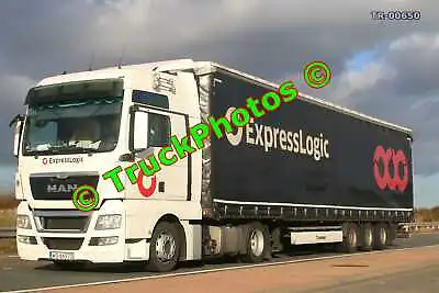 Truck Photo TR-00650 MAN  Reg:- WS66970 Op:- Express Logic M20 Dover Lorry Kent • £0.99