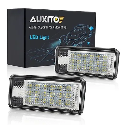 LED License Plate Light For Audi A3 A4 S3 S4 A6 S6 Q7 RS4 CANBUS Error Free US • $11.99