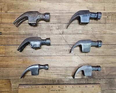Hammer Heads LOT VINTAGE Blacksmith Anvil Forge ANTIQUE Tools Claw Hammers ☆USA • $0.99