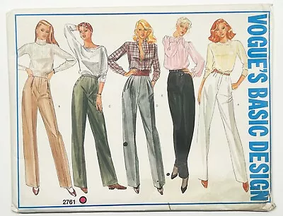 Vogue's Basic Design 2761 Misses' Pants Size 16 Uncut • $10