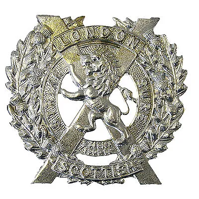 OFFICIAL London Scottish Tam O'Shanter (TOS) / Cap Badge ( A Company London • £8