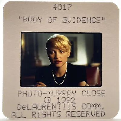 35mm Slide Of Madonna In Body Of Evidence Movie Vintage Publicity Promotion #1 • $24