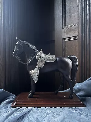 Vintage Western Morgan Quarter Horse Figure  • $59