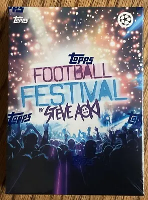 2021-22 Topps UEFA Champions League - Steve Aoki - Football Festival Sealed Box • $55.99