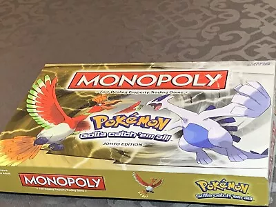 Monopoly Pokemon Johto Edition Board Game 2016 Hasbro Used  • $5.99