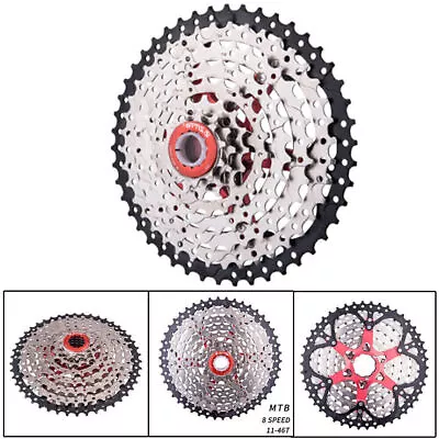 Bicycle Cassette 11-46T Freewheel 8 Speed Steel Flywheel Fit ZTTO Tx35 And M310 • $62.32