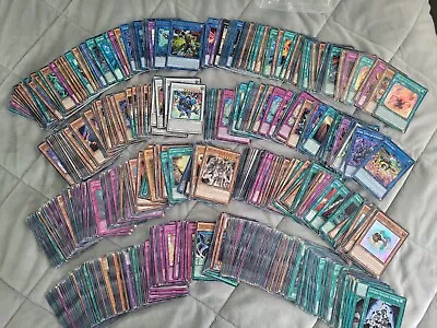 Yugioh Cards Large Bundle OVER 500 Cards Tin And Old Pot Of Greed • £65