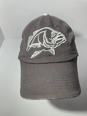 Vintage Fishing Hat Get Reel90s Embroidered Logo Hat One Size Gray • $15.87