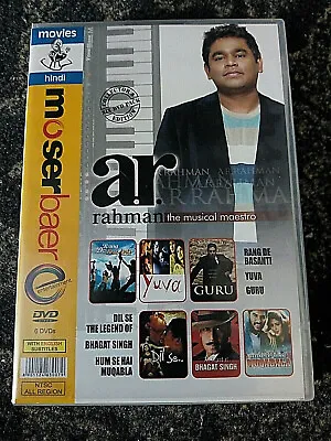 A R Rahman The Musical Maestro ~ 6 Disc Bollywood Dvd Box Set ~ Dil Se Etc... • £19.99