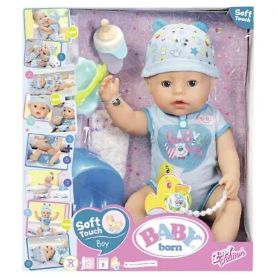 $57.06 • Buy ZAPF Baby Born Soft Touch Interactive Boy Doll