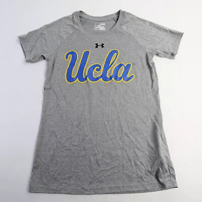 UCLA Bruins Under Armour HeatGear Short Sleeve Shirt Men's Light Gray Used • $12.99