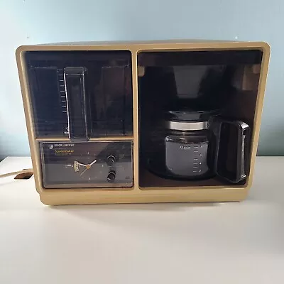 Vintage Black & Decker Spacemaker 10 Cup Automatic Drip Coffee Maker Works DC850 • $33.99